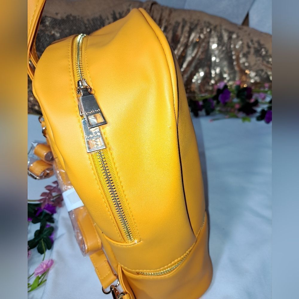 NWT BEBE KAYLA BACKPACK - APRICOT View 4